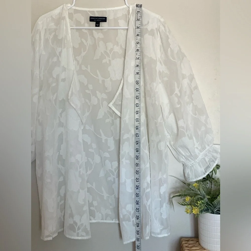 Dorothy Perkins Cream Floral Kimono‎